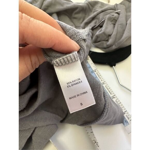 Koolaburra by Ugg Gray Cowl Neck Stretchy Pullover Sweater Loungewear sz Small - Picture 9 of 10